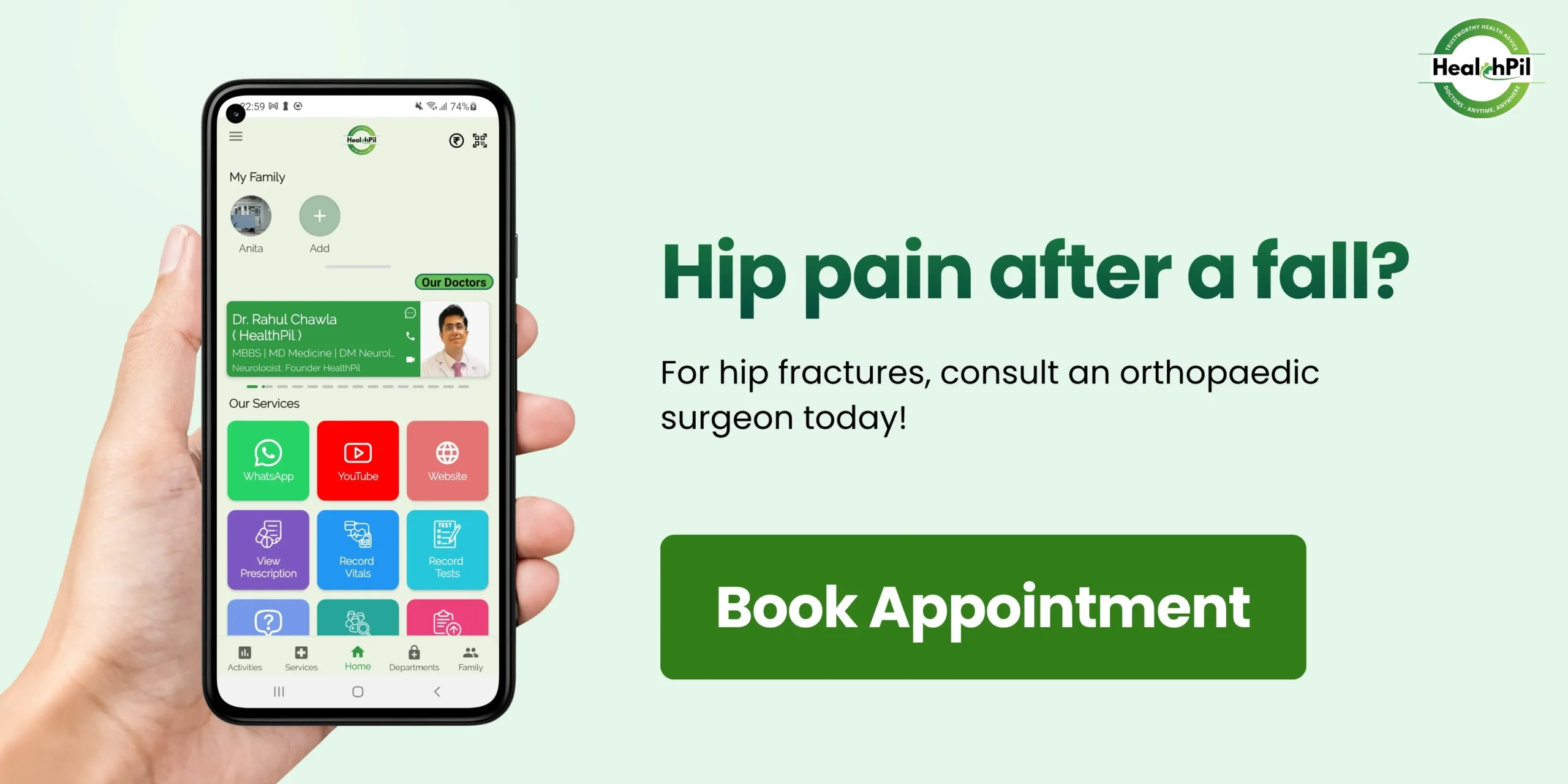 Hip Pain
Hip Fracture