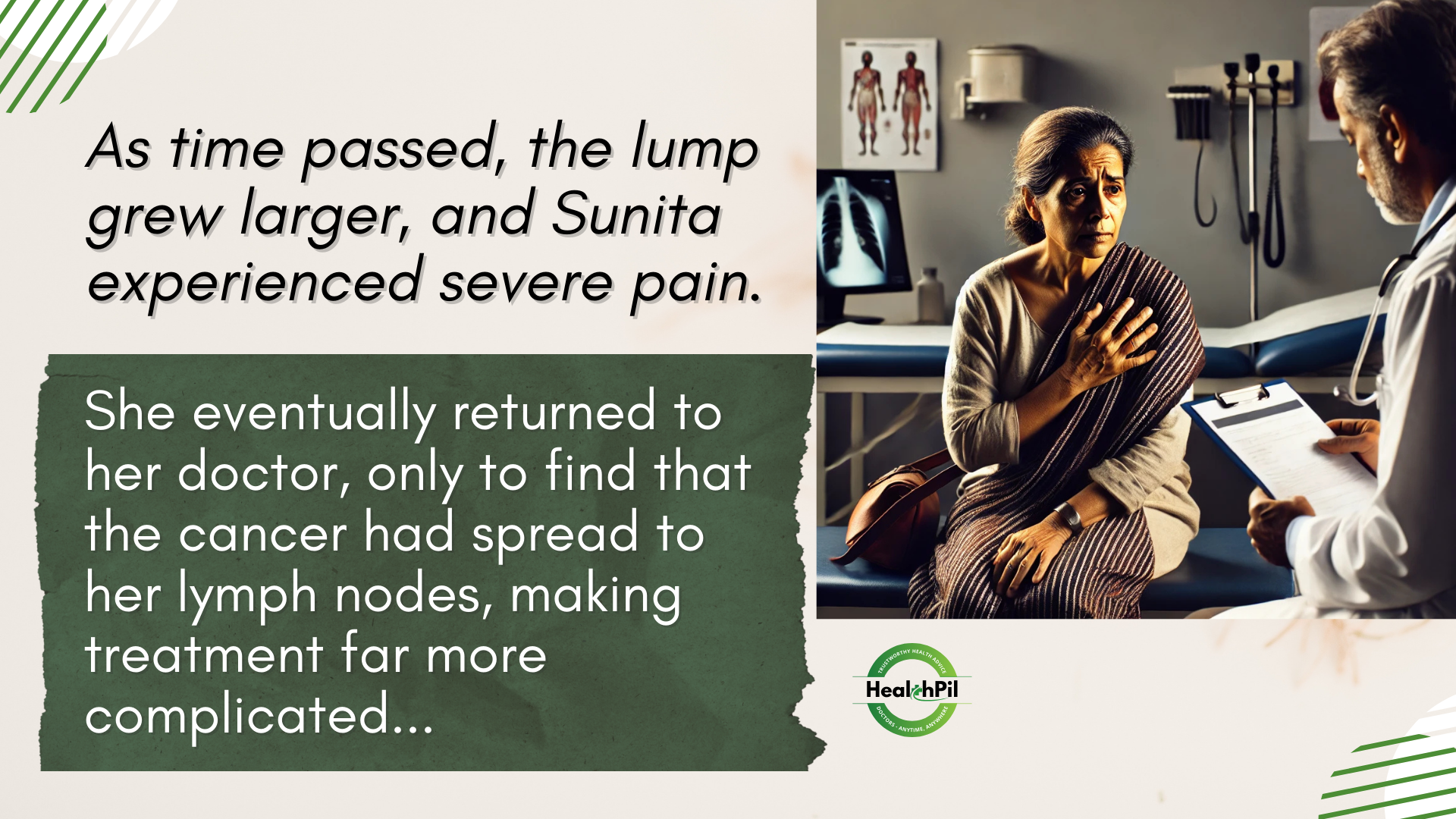 experienced sever pain.