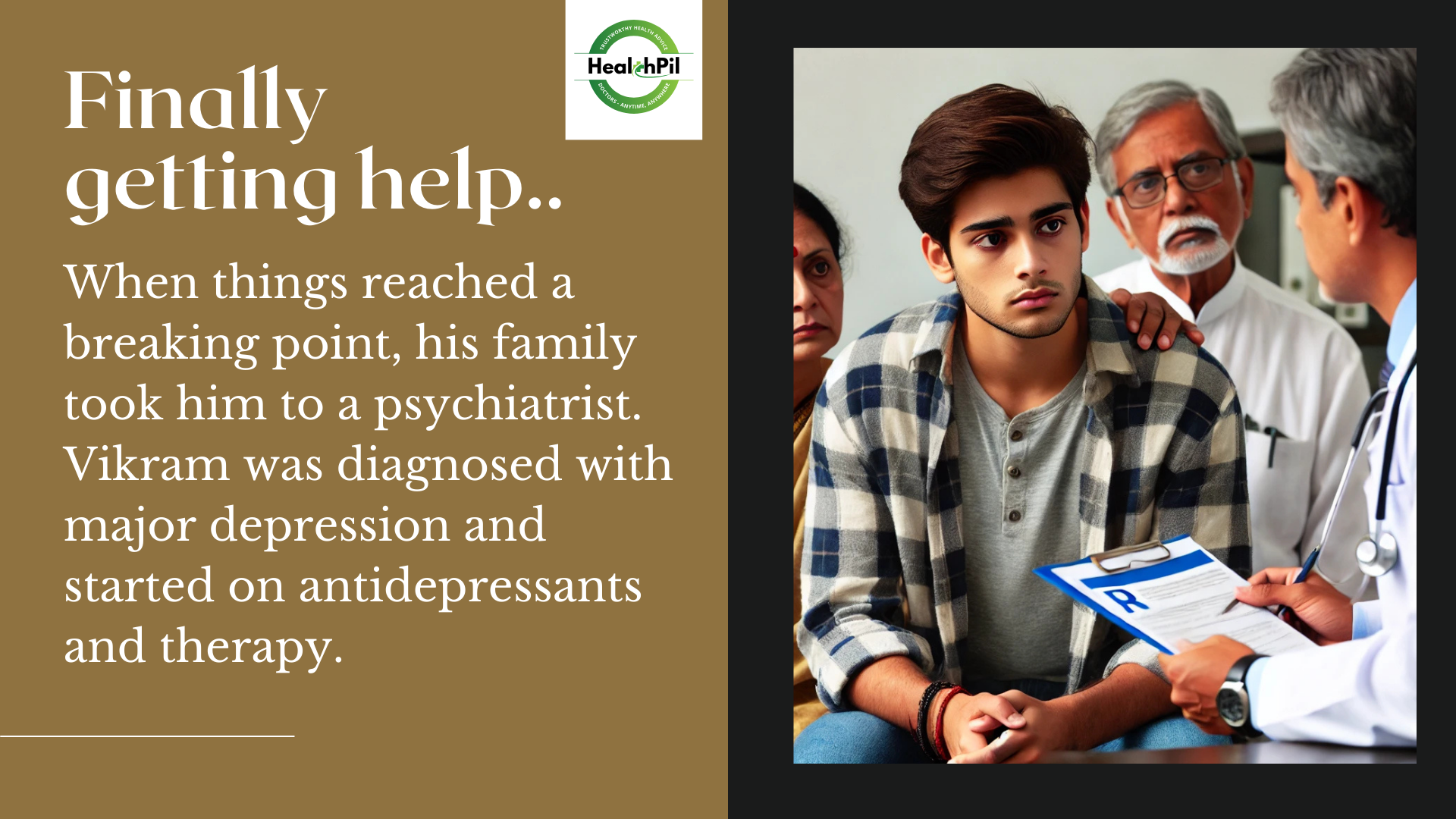 Finally getting help