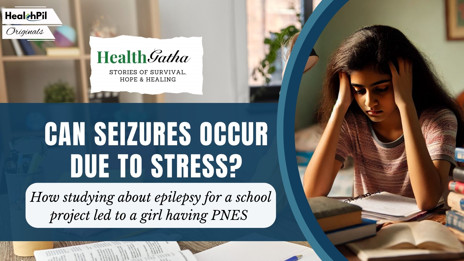 Can seizures occur due to stress?