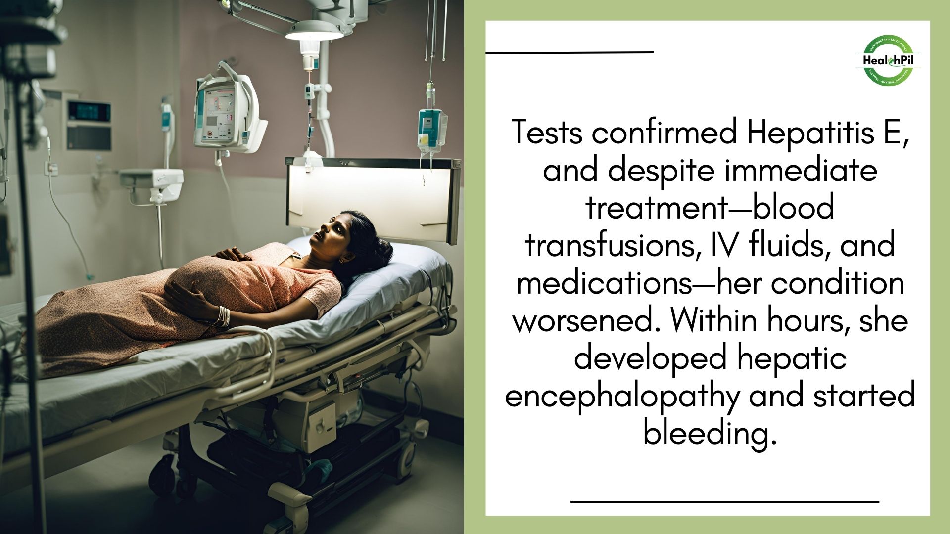 Tests confirmed hepatitis E