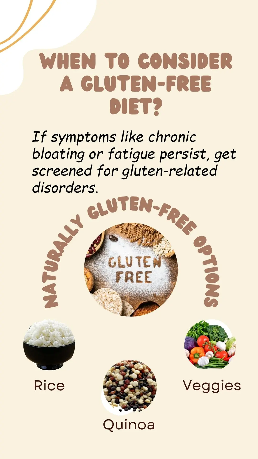 When to consider a gluten free diet