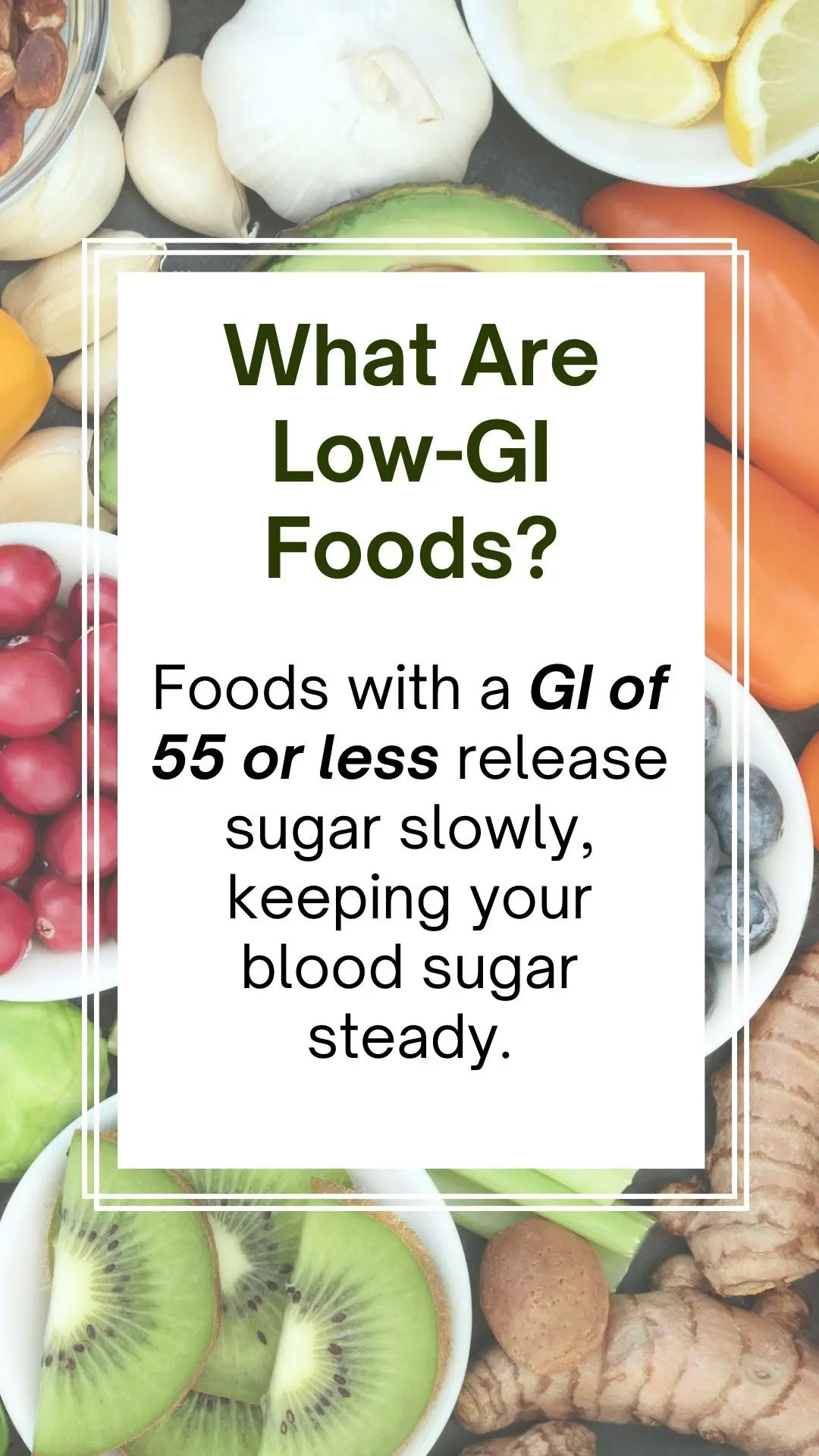 What are low gi foods?