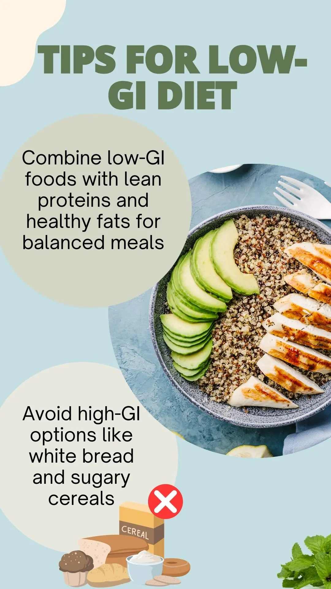 Tips for low gi diet