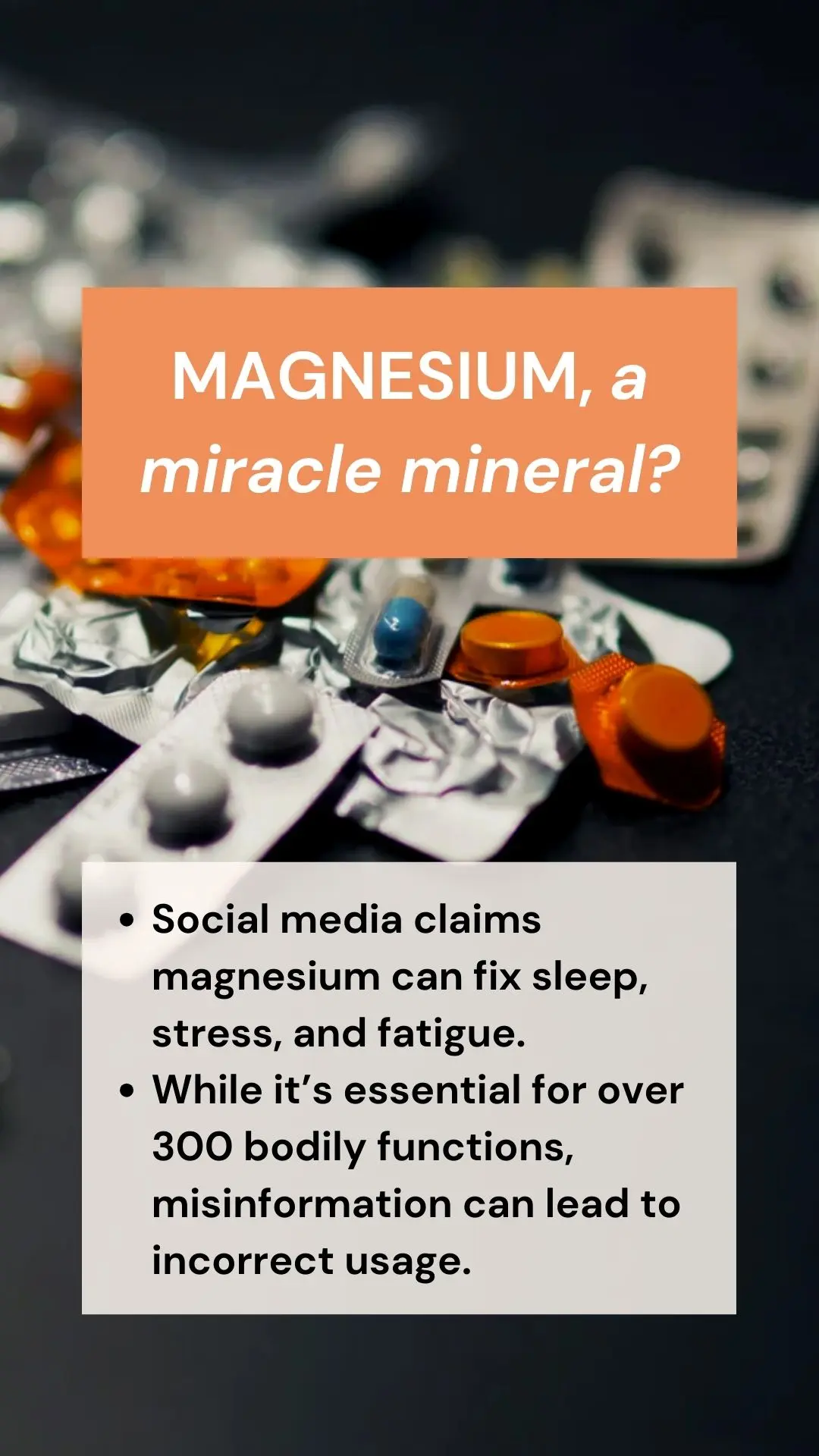 Magnesium, a miracle mineral?