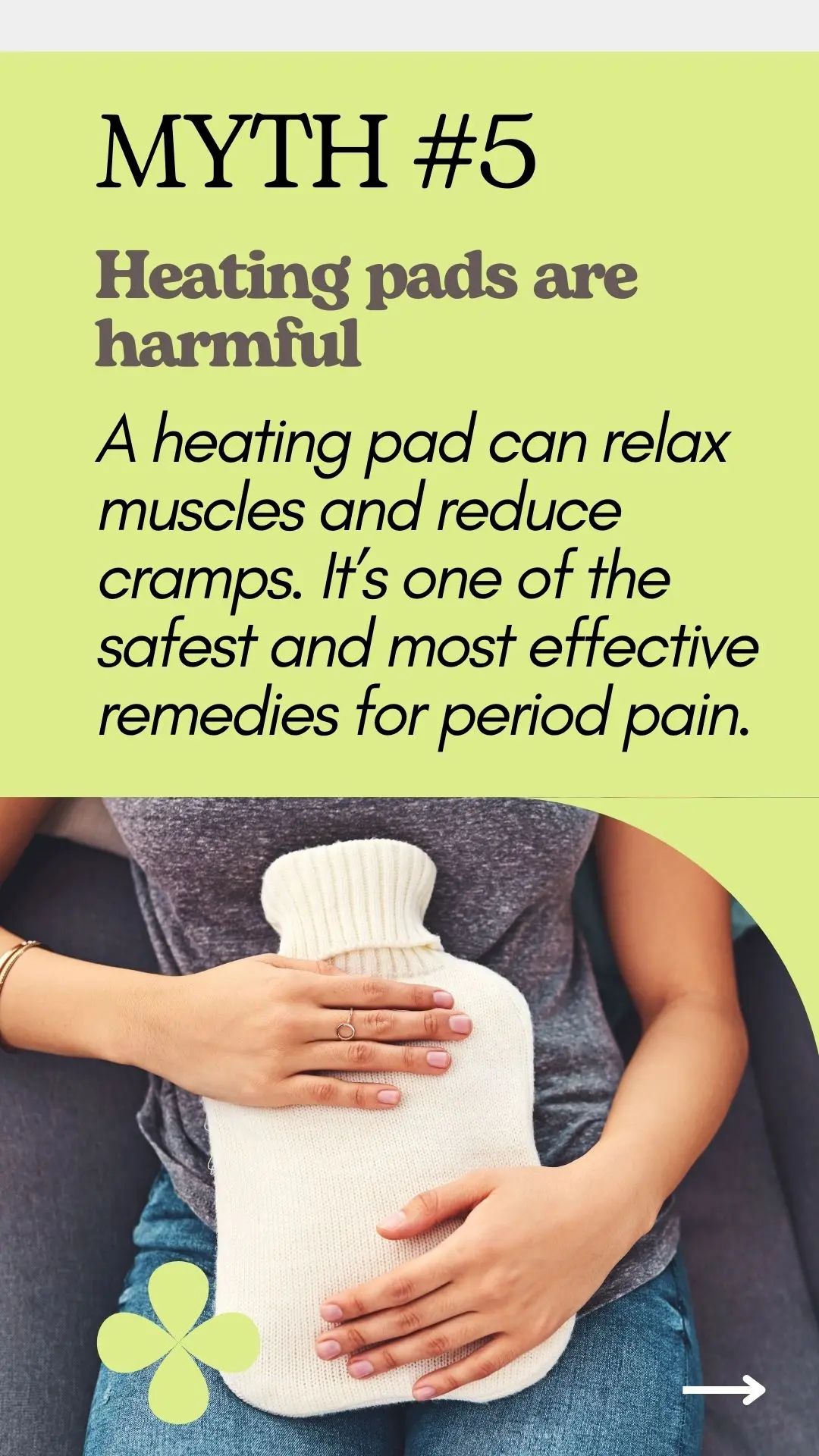 Heating pads are harmful