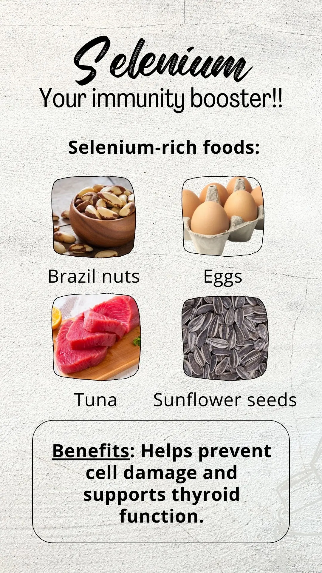 Selenium your immunity booster!