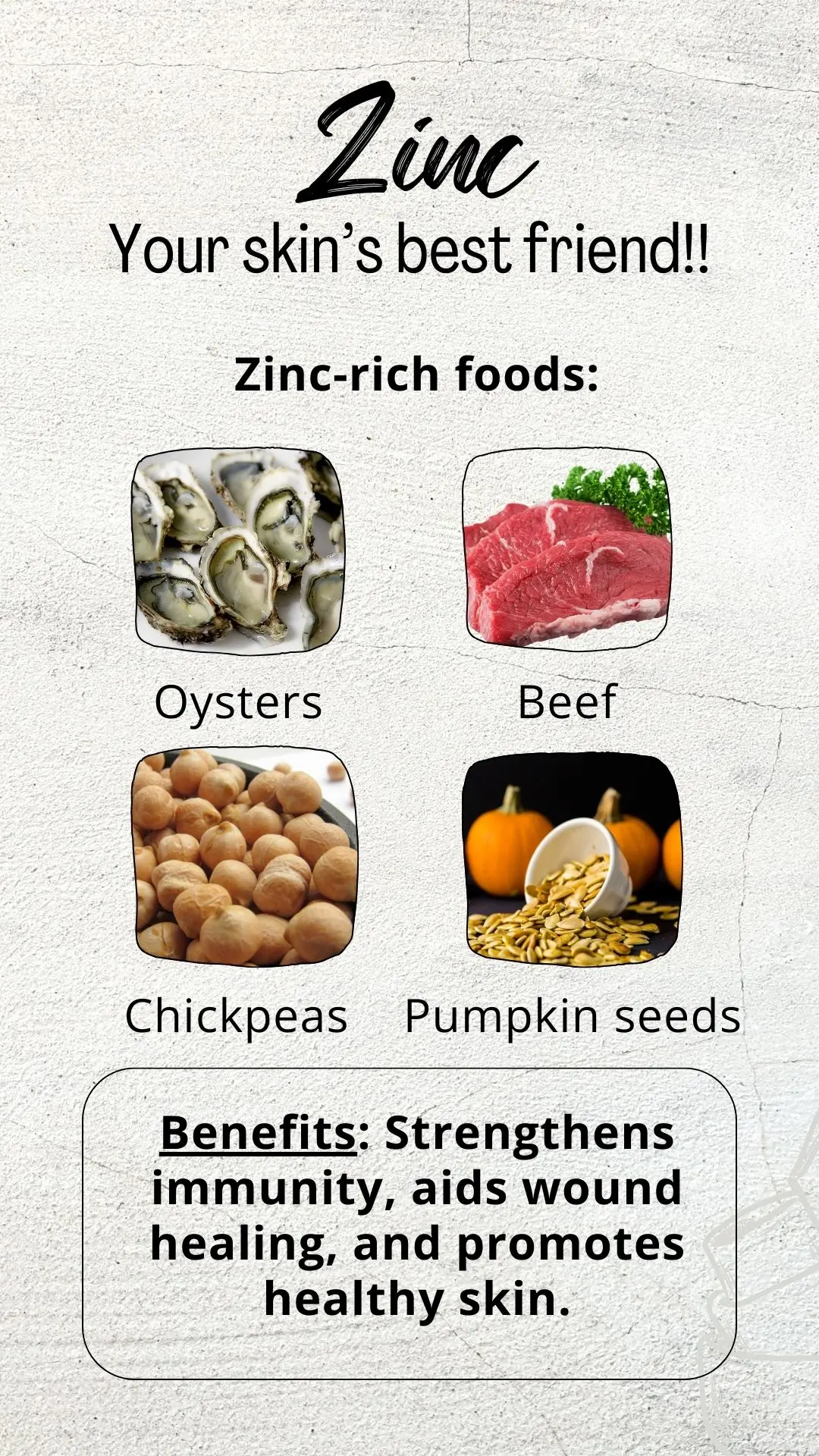Zinc your skin's best friend!!