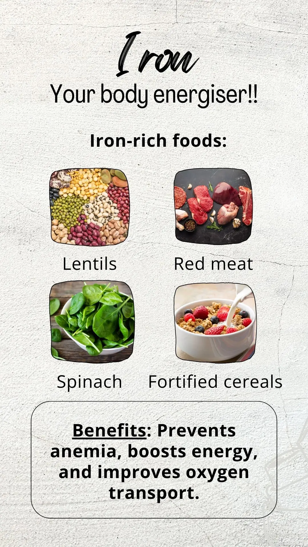 Iron your body energiser!!