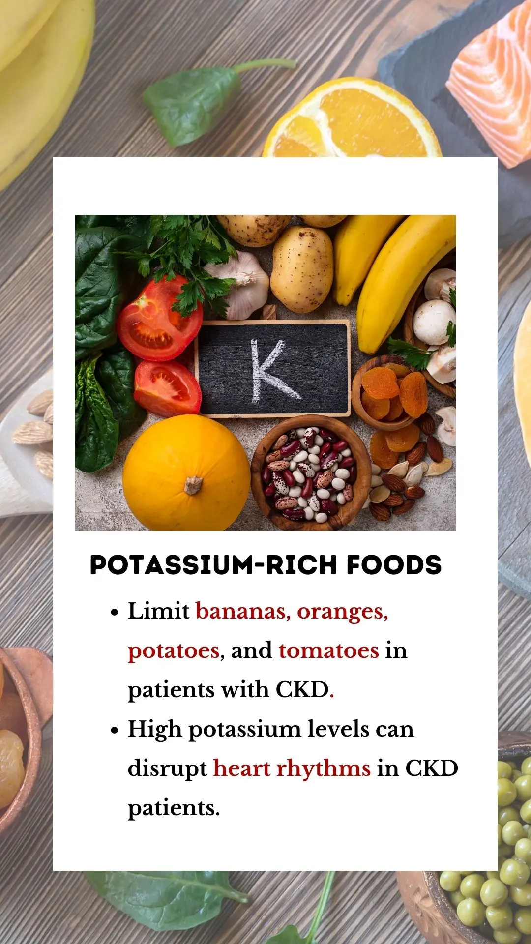 Potassium rich foods