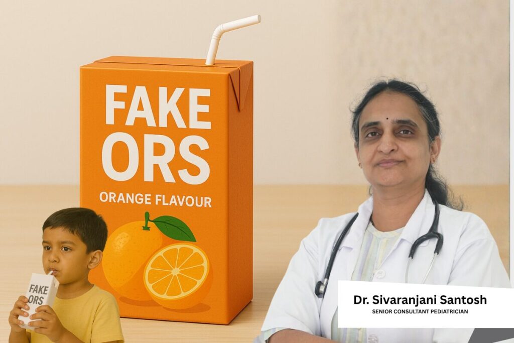 fake ors banned by fssai after pediatrician dr Sivaranjani Santosh raised her voice